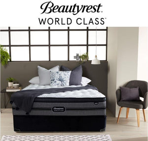 Beautyrest World Class Mattress Plush & Medium or Firm - Cali King - Oak Furniture Store & Sofas