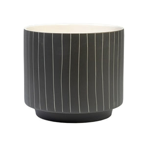 Blurred Lines Pot (medium) – Dark Grey KHW208319DKGY - Oak Furniture Store & Sofas