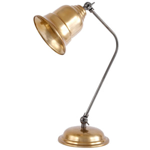 Brass/grey Finish Table Lamp RTK1220 - Oak Furniture Store & Sofas