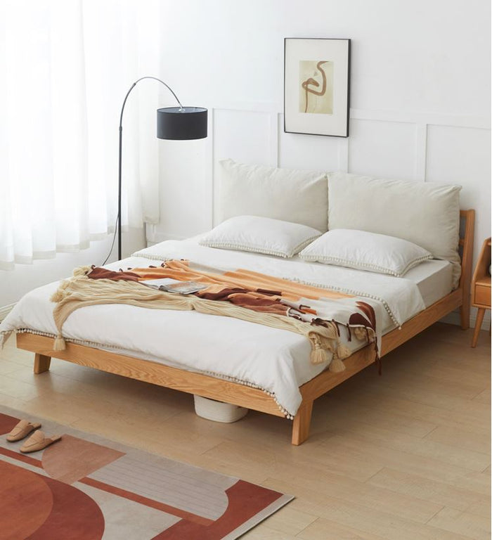 Bremen Natural Solid Oak Bed Frame