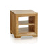 Chamfer Natural Solid Oak Side Table - Oak Furniture Store