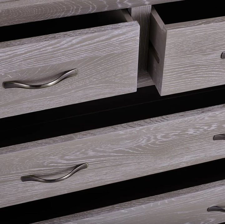 Chamfer Solid Oak 2 over 3 Chest of Drawers – Oak Furniture Store New ...