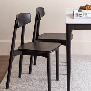 Charcoal Natural Solid Oak Dining Chair - Oak Furniture Store & Sofas