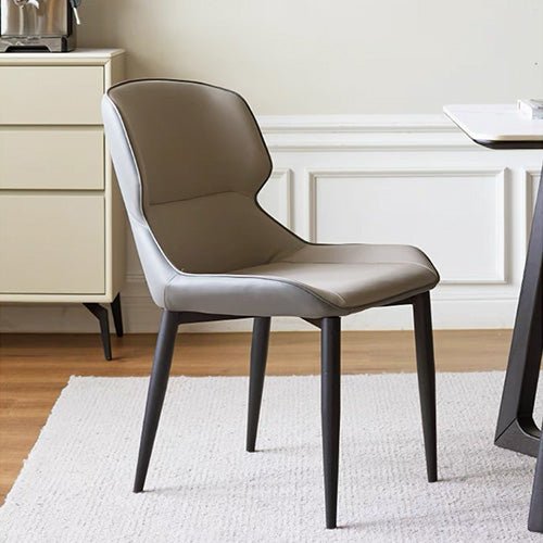 Eden Design Luxe Faux Leather Dining Chair - Oak Furniture Store