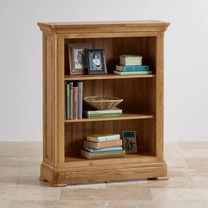 Edinburgh Solid Oak Small Bookcase - Oak Furniture Store & Sofas