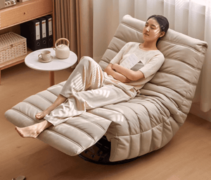 Egen Cozy Tech Fabric Swivel Sofa - Oak Furniture Store & Sofas