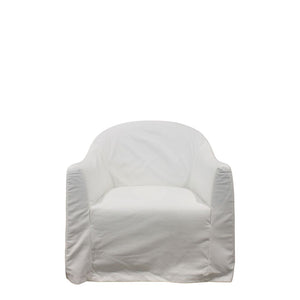Elisee Sofa 1 Seater Cream LPRELIS01C - Oak Furniture Store & Sofas