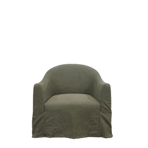Elisee Sofa 1 Seater Forest LPRELIS01F - Oak Furniture Store & Sofas