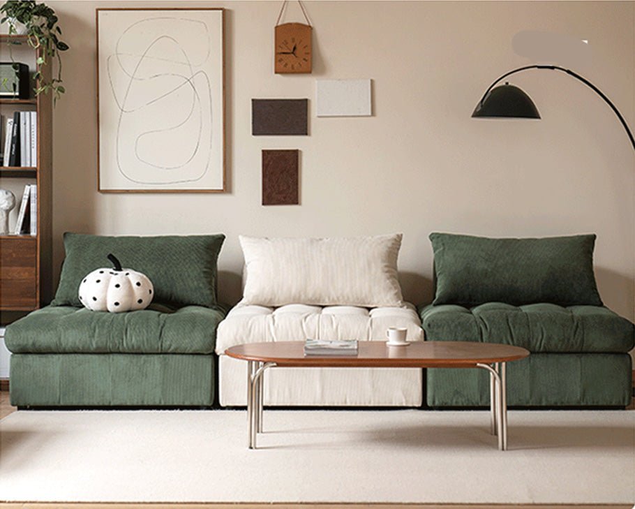 Flexi Modular Corduroy Sofa Oak Furniture Store Sofas