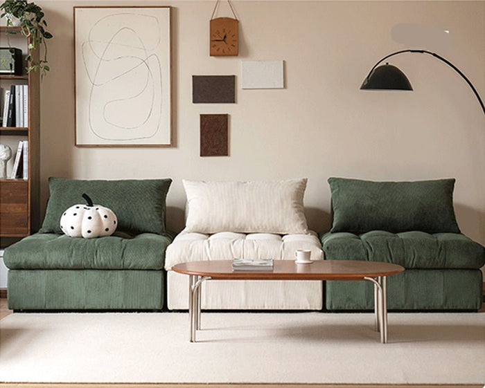 Flexi Modular Pure Comfort Plush Corduroy Sofa