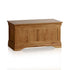 French Rustic Solid Oak Blanket Box - Oak Furniture Store