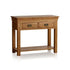 French Rustic Solid Oak Console Table - Oak Furniture Store
