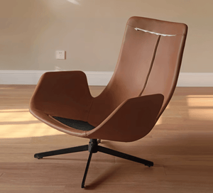 Genner Luxe Silicone Leather Swivel Sofa - Oak Furniture Store & Sofas