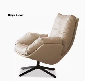 Genner Luxe Silicone Leather Swivel Sofa - Oak Furniture Store & Sofas