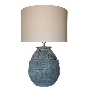 Grey Terracotta Natural Lamp RRS3015 - Oak Furniture Store & Sofas