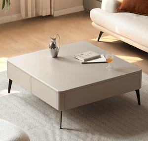 Hertz Tulip Poplar Painted Square Coffee Table - Oak Furniture Store & Sofas