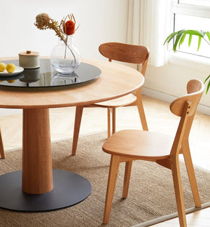 Horsens Design Solid Oak Round Dining Table - Oak Furniture Store & Sofas