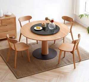 Horsens Design Solid Oak Round Dining Table - Oak Furniture Store & Sofas