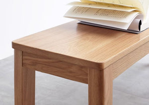 Humbie Natural Solid Oak Bench Seat - Oak Furniture Store & Sofas