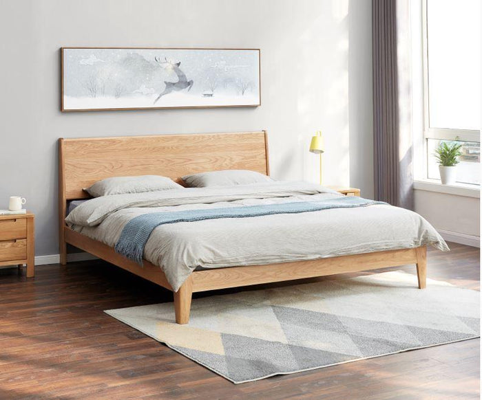 Humbie Natural Solid Oak Bed Frame