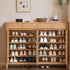 Humbie Natural Solid Oak Shoe Cabinet - Oak Furniture Store