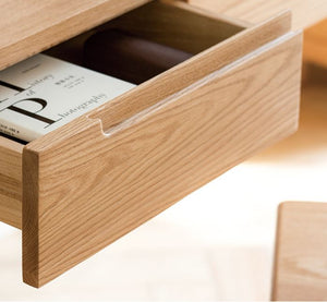 Humbie Solid Beech Wood Study Desk - Oak Furniture Store & Sofas