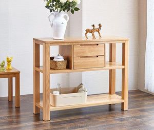 Humbie Solid Oak Console Table (New Product Coming Soon!) - Oak Furniture Store & Sofas
