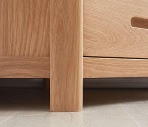 Humbie Solid Oak Corner Bookcase - Oak Furniture Store & Sofas
