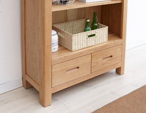 Humbie Solid Oak Large Bookcase (Coming Soon!) - Oak Furniture Store & Sofas