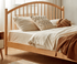 Kemi Natural Solid Beech Harp Bed Frame - Oak Furniture Store