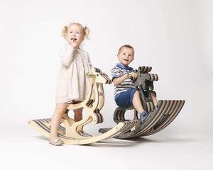 Kids Wooden Animal Rocking Toy - Oak Furniture Store & Sofas