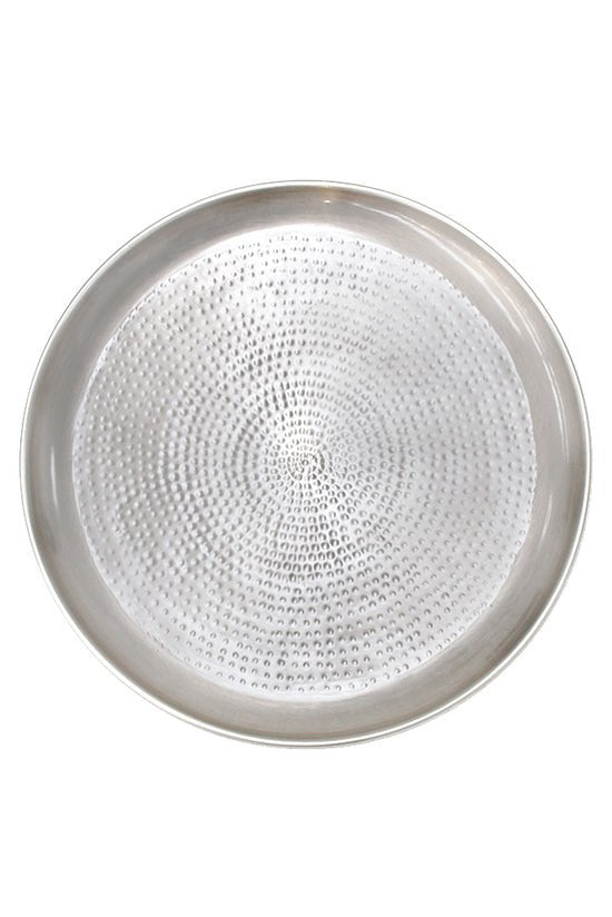 Large Hammered Metal Tray