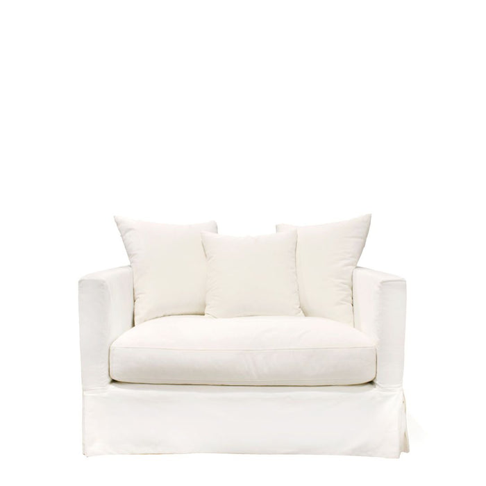 Luxe Sofa 1 Seater Cream Slip Cover LPRSIM01C