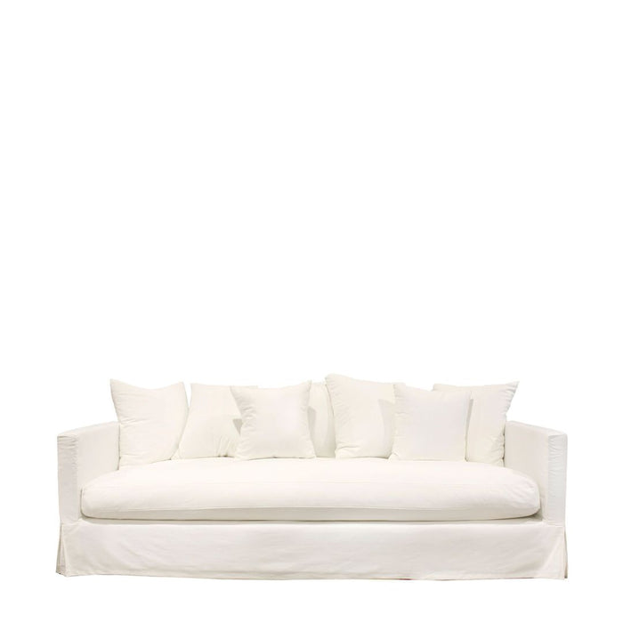 Luxe Sofa 3 Seater Cream Slip Cover LPRSIM03C