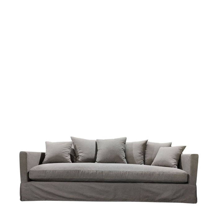 Luxe Sofa 3 Seater Grey Slip Cover LPRSIM03G