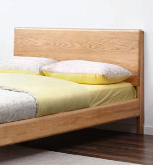 Manchester Natural Solid Oak Queen Size Bed (New Product Coming Soon!) - Oak Furniture Store & Sofas