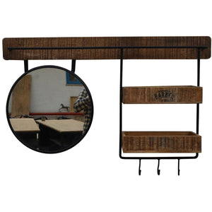 Mirror Shelf Unit RKC1171 - Oak Furniture Store & Sofas