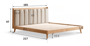 Mloda Solid Oak Bed Frame - Oak Furniture Store & Sofas