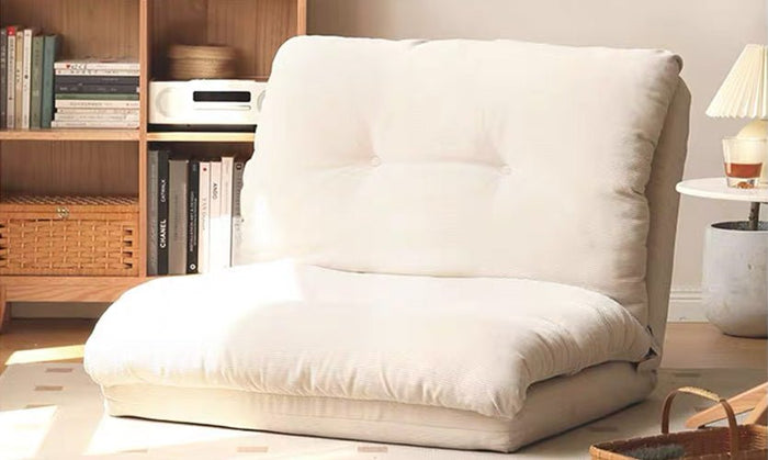 Nagoya Corduroy Plush Creamy Sofa Bed