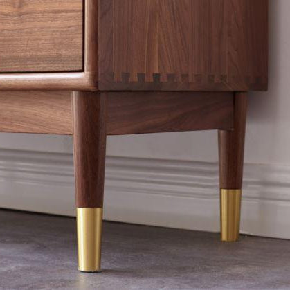 Newark Solid Walnut Tall Bookcase - Oak Furniture Store