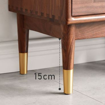 Newark Solid Walnut Tall Bookcase - Oak Furniture Store