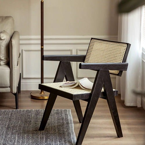 Nordic Charcoal Solid Oak Designer Chair