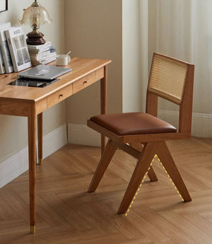 Nordic Designer Solid Oak Dining Chair - Oak Furniture Store & Sofas