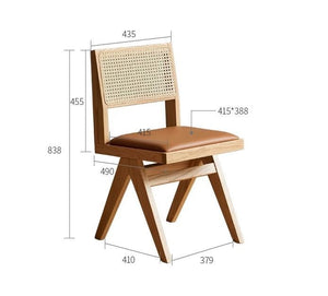 Nordic Designer Solid Oak Dining Chair - Oak Furniture Store & Sofas