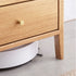 Oslo Natural Solid Oak Bedside Table Design 3 - Oak Furniture Store