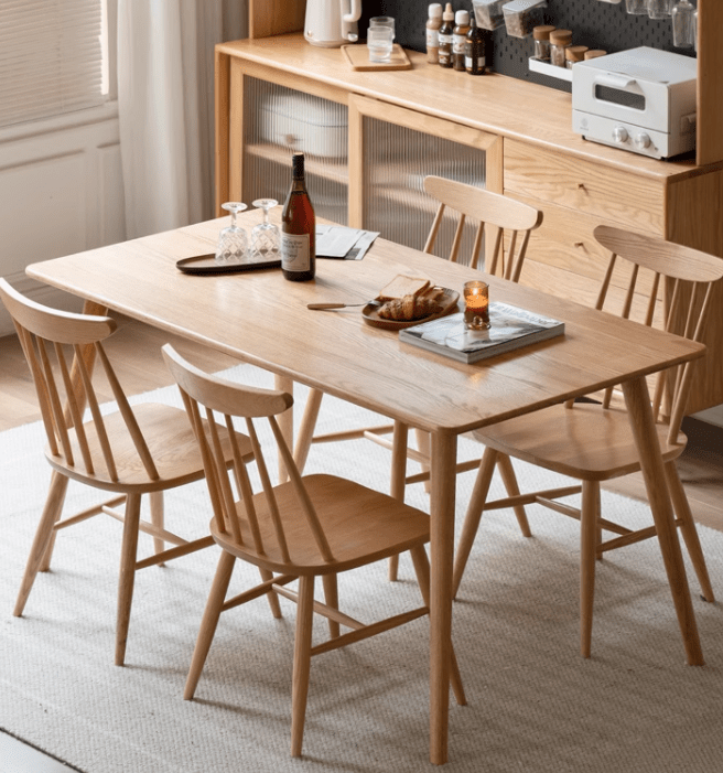 Oslo Natural Solid Oak Dining Table
