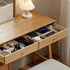 Oslo Natural Solid Oak Dressing Table Design B - Oak Furniture Store