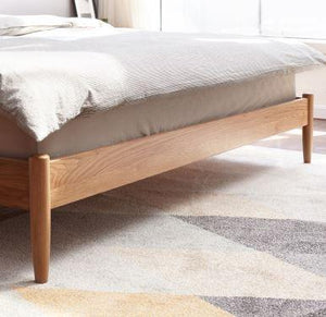 Oslo Natural Solid Oak Queen Size Bed (New Product Coming Soon!) - Oak Furniture Store & Sofas