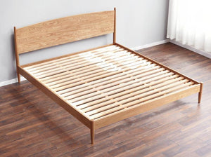 Oslo Natural Solid Oak Queen Size Bed (New Product Coming Soon!) - Oak Furniture Store & Sofas