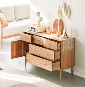 Oslo Natural Solid Oak Sideboard Design 2 - Oak Furniture Store & Sofas